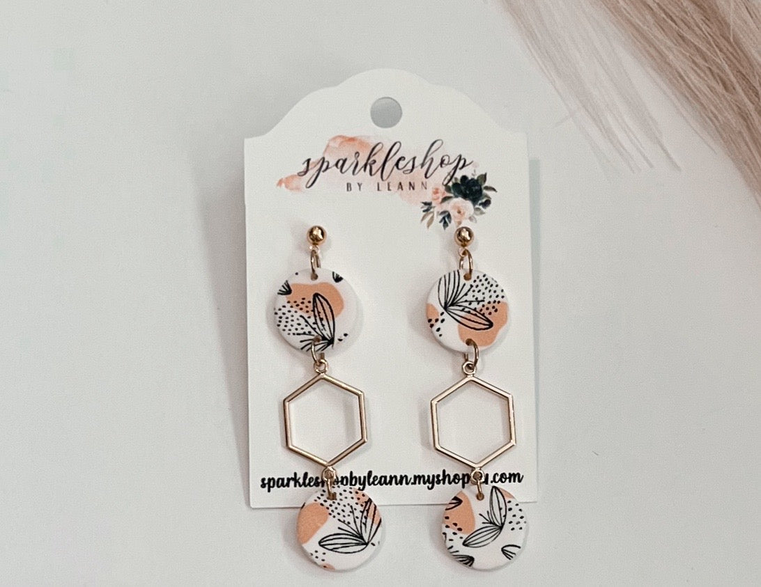 Dangles /Peach Multi