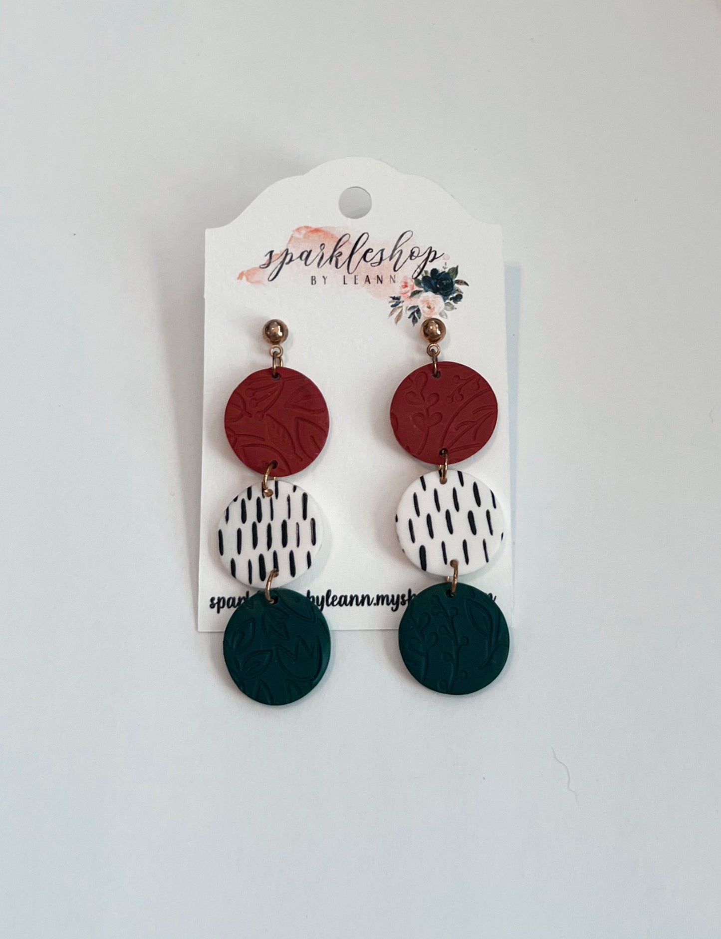 Clay Earrings | Fall | Terracotta | Dangle