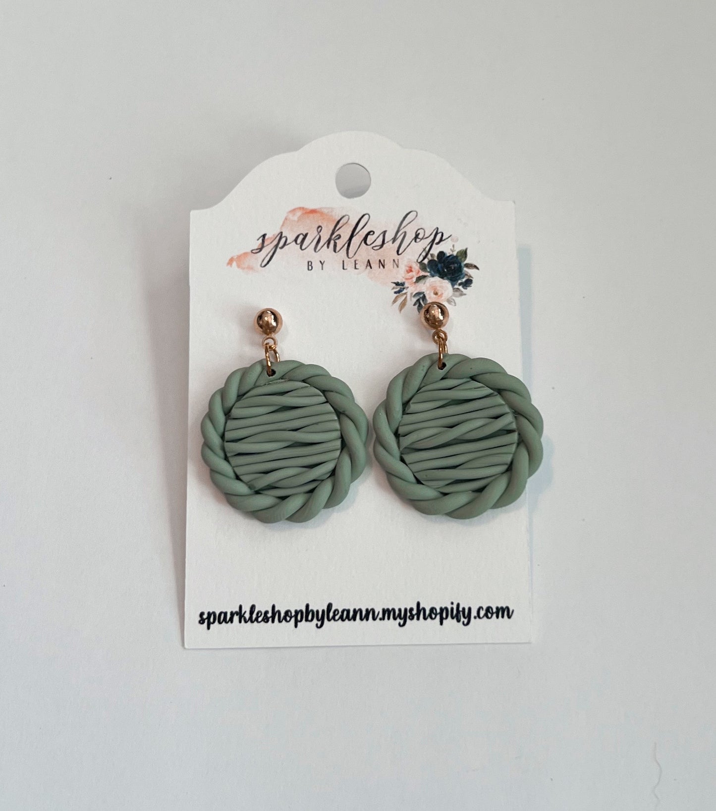 Clay Earrings | Simple | Knit
