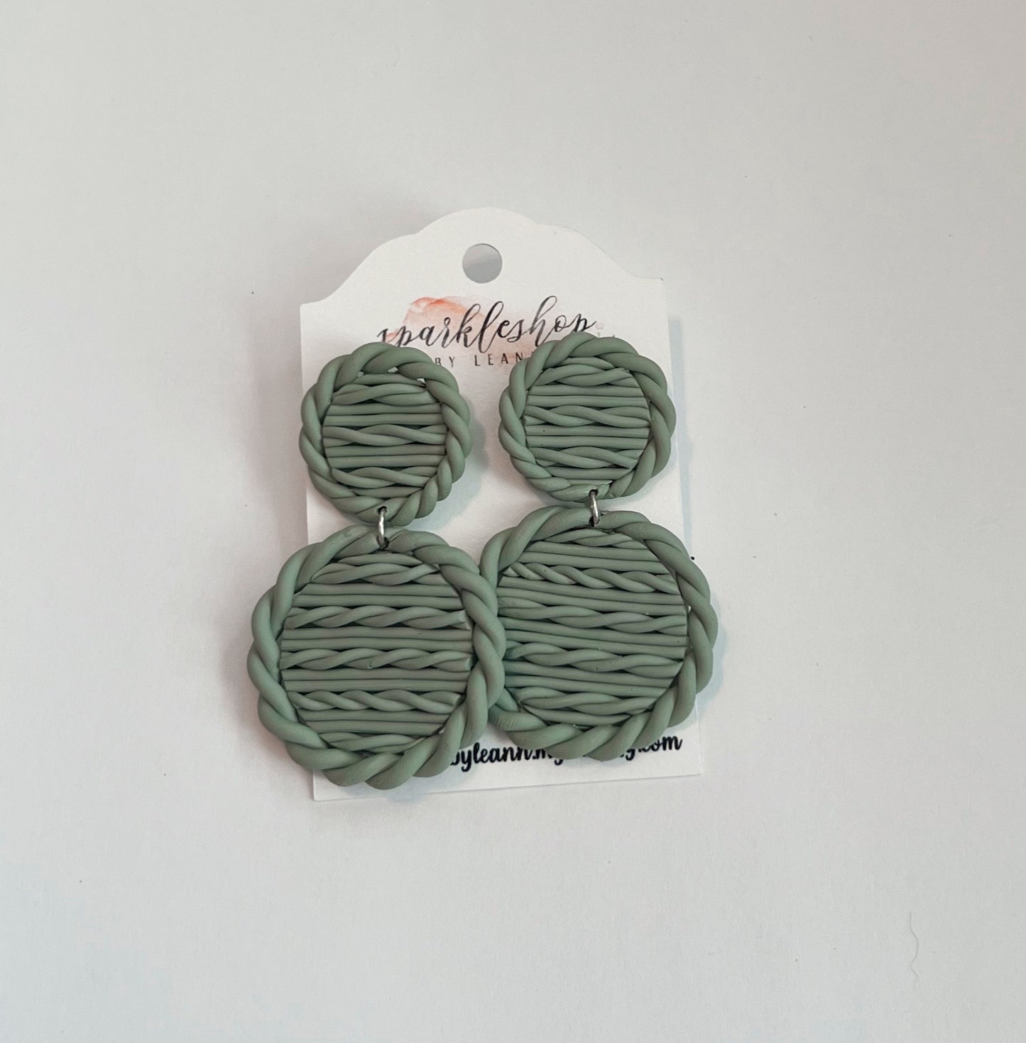 Clay Earrings | Simple | Knit | Layer