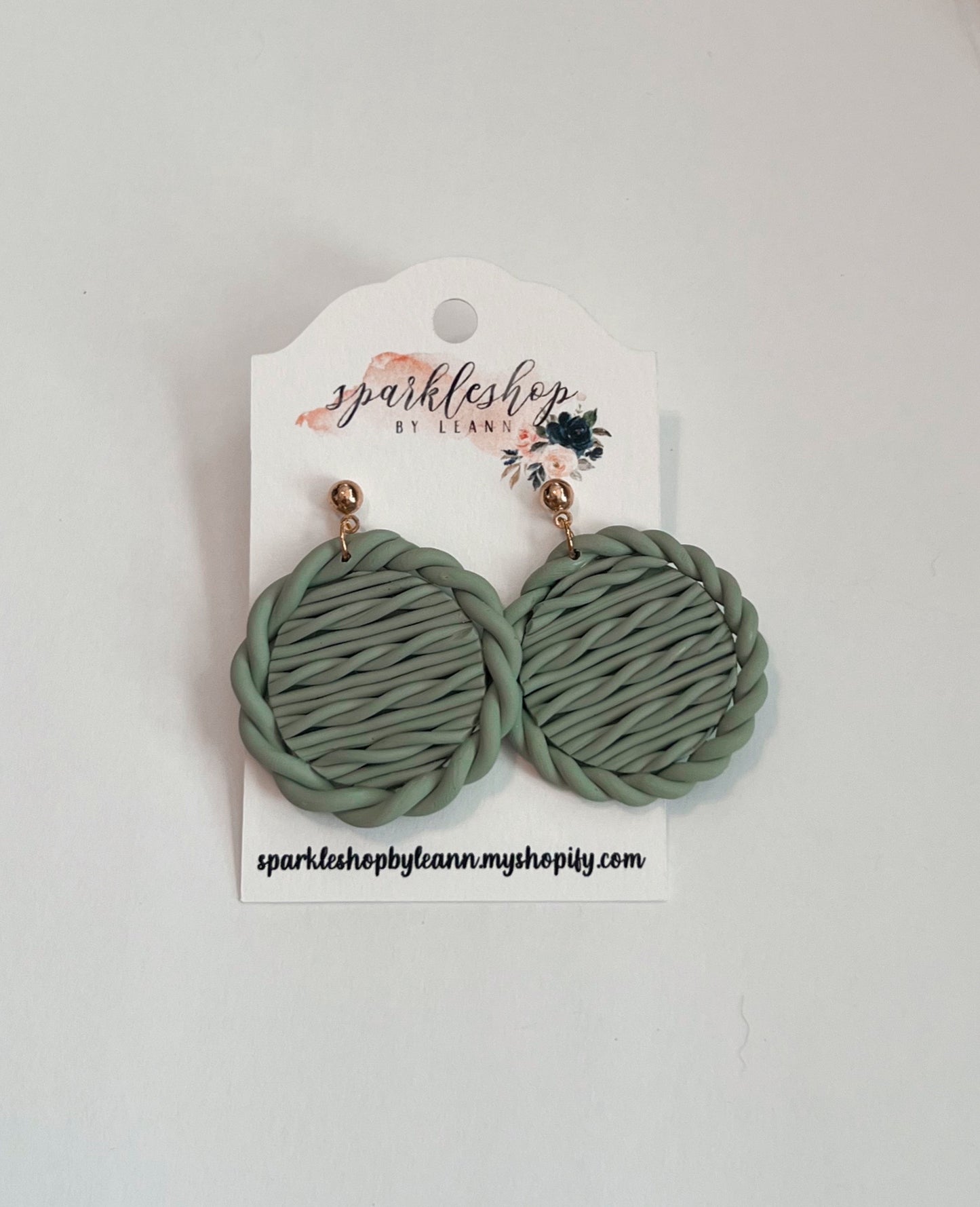 Clay Earrings | Simple | Knit